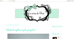 Desktop Screenshot of lacocinadevifran.com